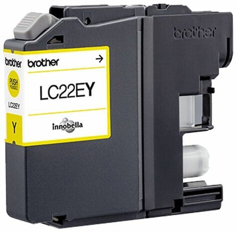 LC-22EY inkjetcartridge geel (1200 afdrukken)