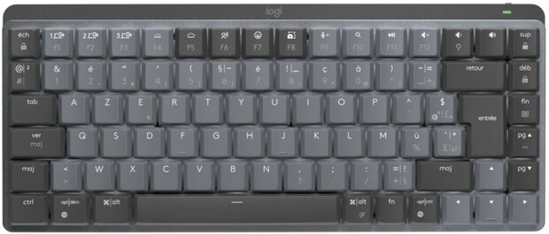 MX Mechanical Mini Wireless Keyboard (Bluetooth, Azerty, grijs)