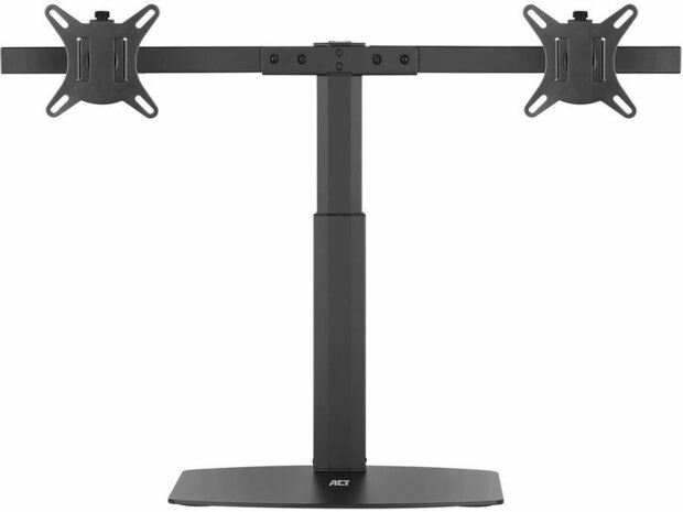 Monitor desk stand (gas spring, 2 schermen)