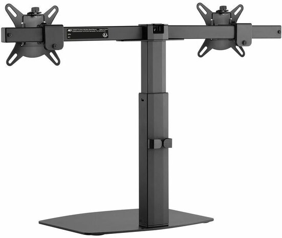 Monitor desk stand (gas spring, 2 schermen)