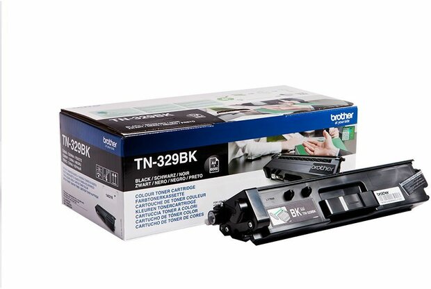 TN-329BK toner zwart (6.000 afdrukken)