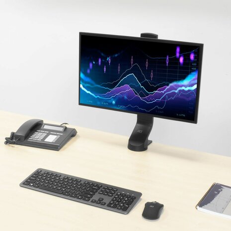 Monitor desk mount stand (1 scherm, in hoogte verstelbaar)