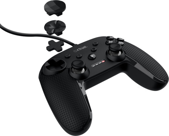 GXT 541 Muta Joystick (D-pad, richtingsknoppen, selectieknop, startknop, turboknop, USB 2.0, 3 m, zwart)