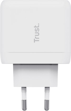 Maxo Compacte USB-C-oplader (65 Watt, bijgeleverde USB-C-kabel van 2 m, wit)