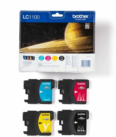 LC1100 inkjetcartridge (value pack, 4 kleuren)