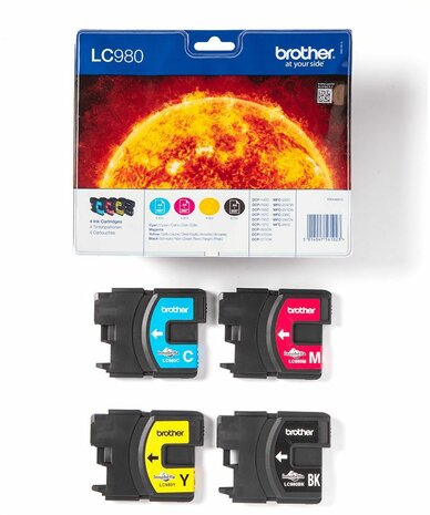 LC980 inkjetcartridges Valuepack (4 kleuren)