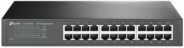 TL-SG1024D Gigabit Switch 24 poorten (19&quot; rack mountable 1U)