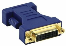 DVI adapter (DVI 24+5 F naar VGA 15-pin M, vergulde pluggen)