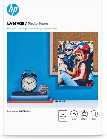 Q5451A Everyday Photo Paper Glossy (A4, 200 g/m&sup2;, 25 vellen)