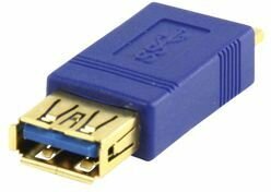 USB 3.0 adapter (USB A F naar micro USB M, vergulde pluggen)