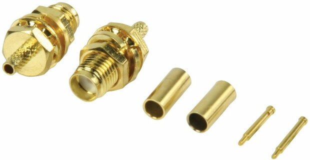 Reverse Polarity SMA Connector RP SMA Female (2-pack)