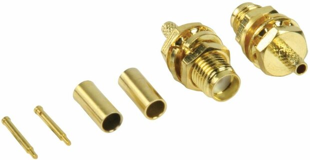 Reverse Polarity SMA Connector RP SMA Female (2-pack)