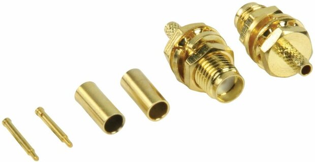 Reverse Polarity SMA Connector RP SMA Female (2-pack)