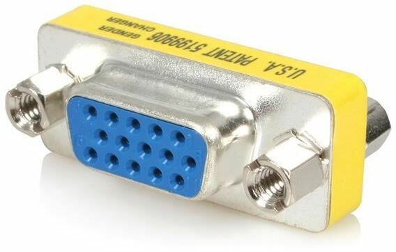 VGA Gender Changer-coupler : VGA HD15 F/F