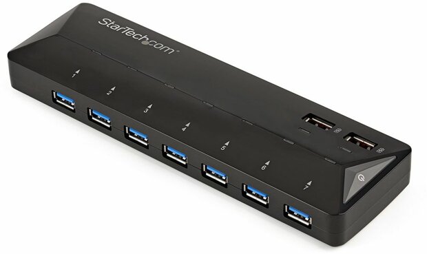 7-Poort USB 3.0 HUB (incl. 2 laadpoorten, 2 x 2,4 A)