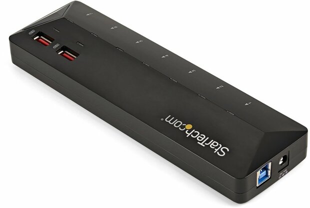 7-Poort USB 3.0 HUB (incl. 2 laadpoorten, 2 x 2,4 A)