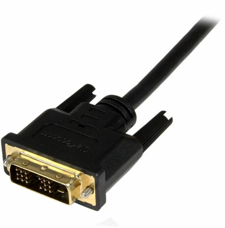 Micro-HDMI naar DVI-D kabel M/M (2 meter, zwart)