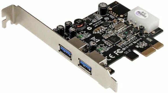 PCI Express SuperSpeed USB 3.0 Adapter (UASP LP4 Power)