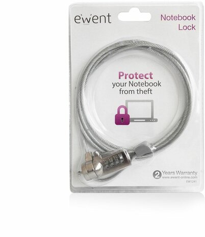 EW1241 Notebook lockingcable (1,5 meter)