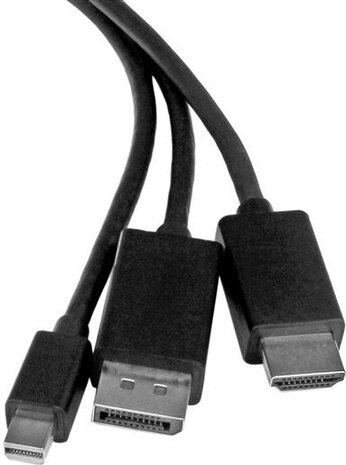 HDMI/DisplayPort of Mini DisplayPort naar HDMI Converter (2 meter)