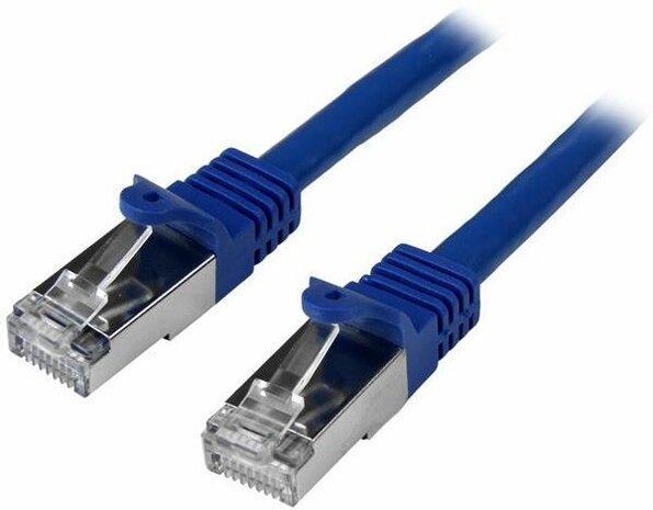 Cat6 Patchkabel (shielded, 1 meter, blauw)