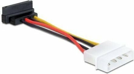 Voedingsconverter : 5,25&quot; Molex naar S-ATA (haaks)