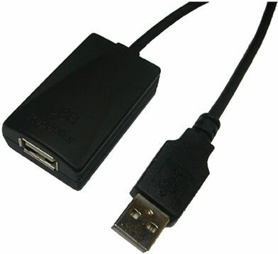 USB 2.0 Repeaterkabel M/F (actieve verlenging, 5 meter)