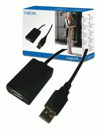 USB 2.0 Repeaterkabel M/F (actieve verlenging, 5 meter)