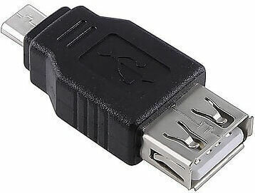 USB-adapter : USB 2.0 A F naar micro B M (voor tablets en smartphones)