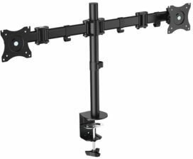 Dual Monitor Mount Stand with Adjustable Arm (geschikt tot 27&quot; monitors)