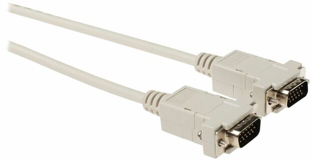 VGA-kabel M/M (2 meter, grijs)