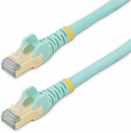 6ASPAT750CMAQ Cat6a kabel (aqua, 7,5 meter, Cat6a, 10 Gb)