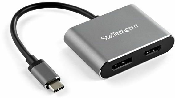 CDP2DPHD USB-C Multiport Video Adapter 4K 60 Hz (USB-C naar HDMI 2.0 of DisplayPort 1.2, 4K support, actief)