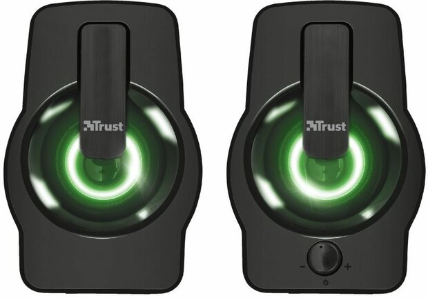 Gemi Speaker Set (12 Watt, met RGB LED verlichting, USB)