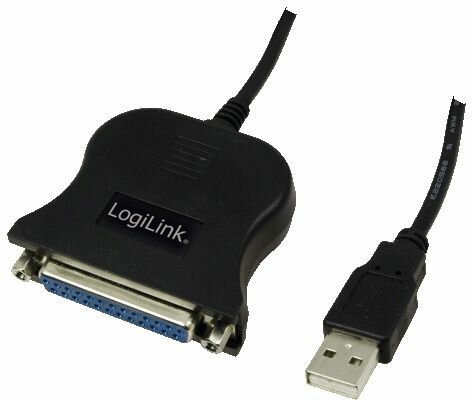 Adapter USB naar parallel (25-pin, D-SUB, 1,50 m)