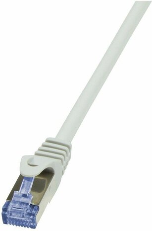 Cat6a S/FTP Patchkabel (0,5 m, grijs)