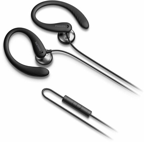 Sport earphone (incl. micro, zwart)