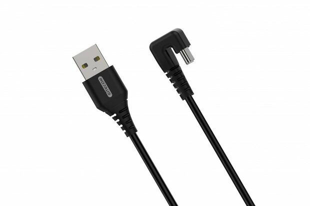 USB-A naar USB-C kabel (laden &amp; sync, snelladen, 2 m, zwart)