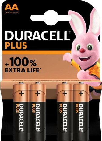 Plus AA batterijen Extra Life (4-pack)