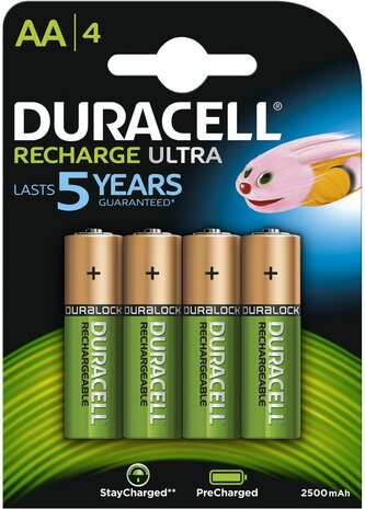 Rechargeable AA (2500 mAh, 4-pack)