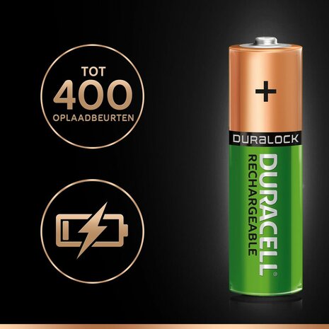 Rechargeable AA (2500 mAh, 4-pack)