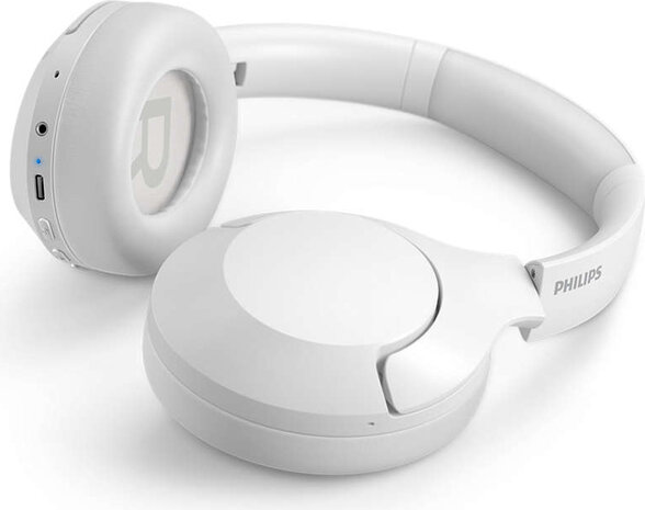 TAH8506 Headphones (met micro, full size, Bluetooth, active noise cancelling, 2,5 mm jack, wit)