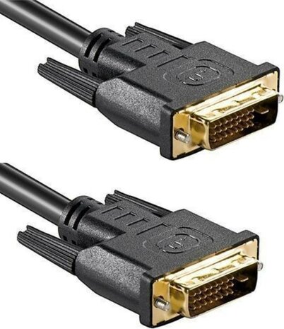 DVI-D kabel M/M (24 + 1 connector, 5 meter, zwart)