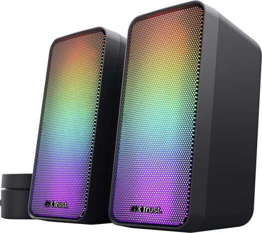 GXT 611 Wezz Illuminated 2.0 Gaming RGB Speaker Set (RGB-verlichting)