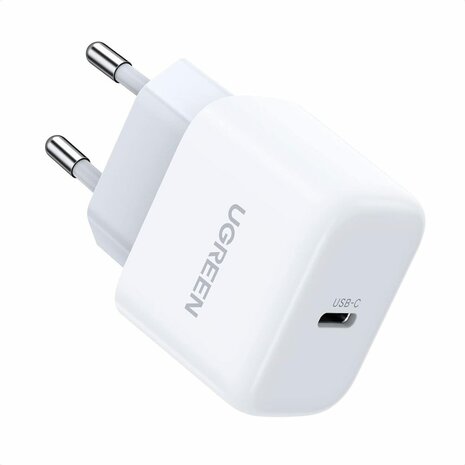 GaN Fast Charger 33 Watt (USB-C, wit)