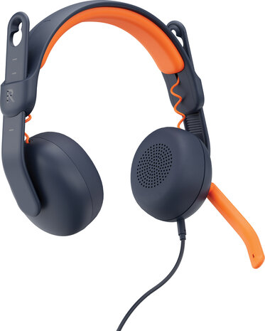 Zone Learn Headset (zwart/oranje, USB-C)