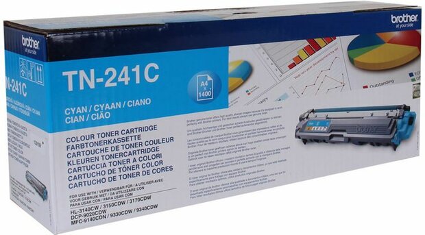 TN-241C toner cyaan (1400 afdrukken)