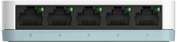 DGS-1005D/E Switch (unmanaged, 5 poorten 10/100/1000 Mbps, desktop)
