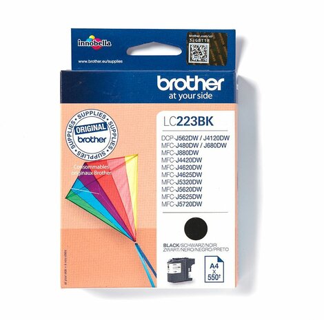 LC223BK inkjetcartridge zwart (550 afdrukken)