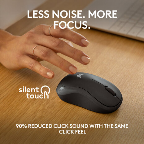 M240 Silent Mouse (BlueTooth, zwart)